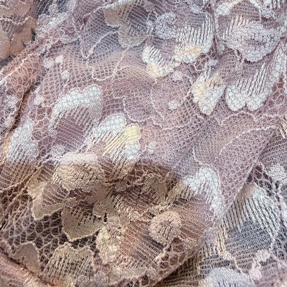 Panache Sabrina High Apex Balconette Underwire Lace Bra Dusty Pink Size 34E NWOT - Picture 5 of 8